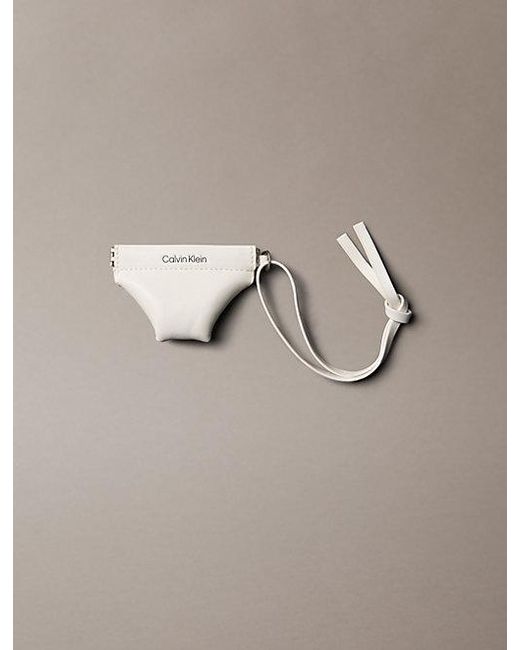 Calvin Klein Gray Mini Knickers Bag Charm