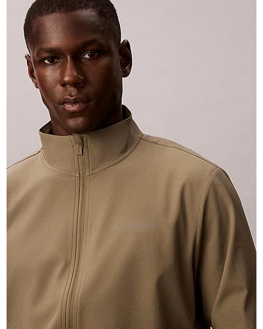 Calvin Klein Natural Sport Performance Zip Up Windbreaker for men