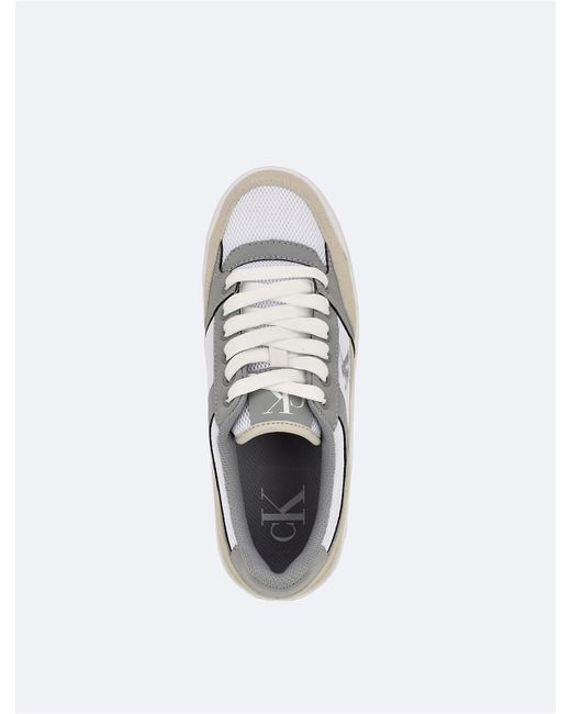 Calvin Klein White Alondra Platform Sneaker