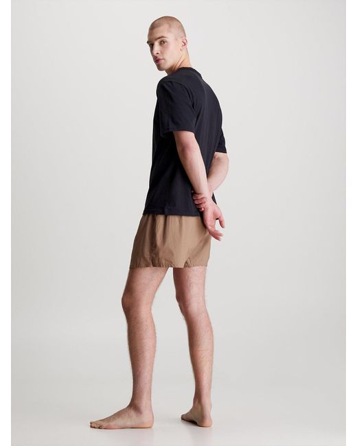 Calvin Klein Black Shorts Pyjama Set - Ck96 for men