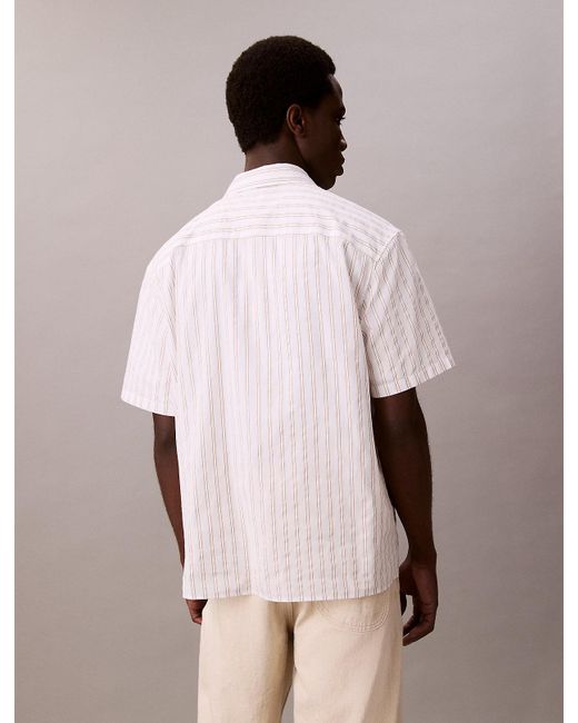 T-Shirt En Coton Pima Calvin Klein pour homme en coloris Pink