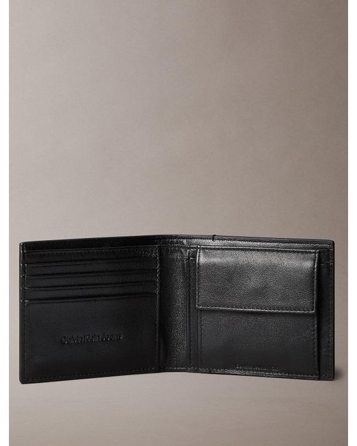 Portafoglio Rfid Con Portamonete di Calvin Klein in Black da Uomo