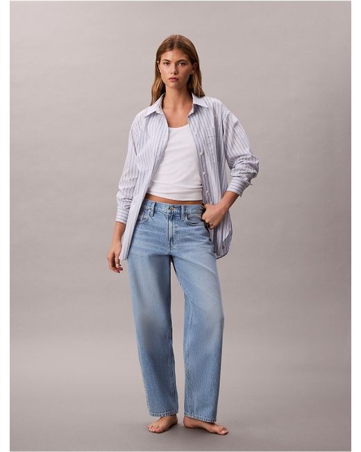 Calvin Klein Blue Calvin Klein 90S Loose Fit Jeans