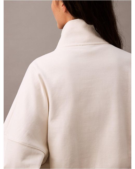 Calvin Klein Multicolor Calvin Klein Archive Terry Relaxed Zip Sweatshirt