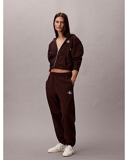 Calvin Klein Multicolor Jeans Relaxed Monogram Zip Hoodie