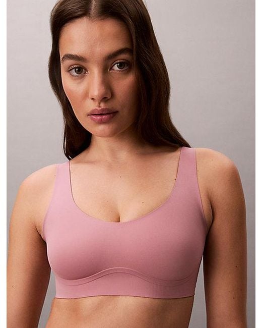Calvin Klein Purple Soft Wire Bralette Invisibles