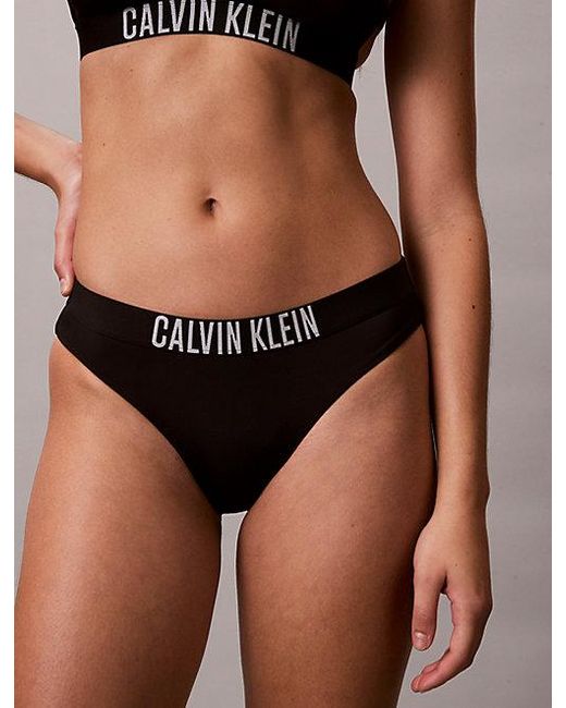 Calvin Klein Black Bikini Bottoms Intense Power