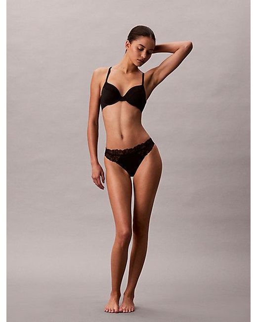 Calvin Klein String in het Black