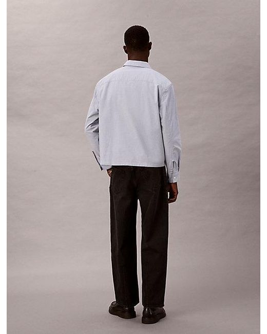 Calvin Klein Black Jeans Barrel Fit Jeans for men