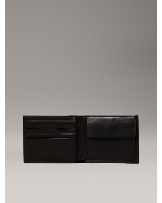 Calvin Klein Black Leather Cardholder for men