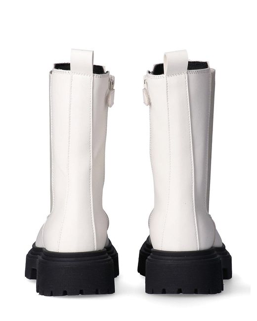 Calvin Klein White Kids Easy-Zip Chelsea Boots