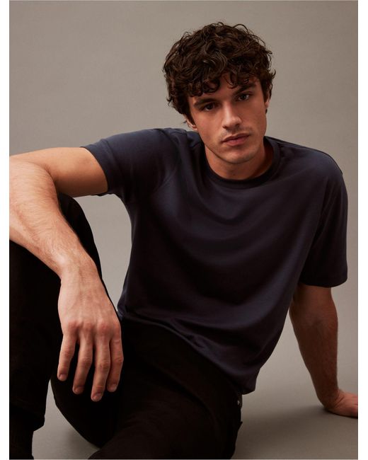 Calvin Klein Multicolor Supima Cotton Crewneck T-shirt for men