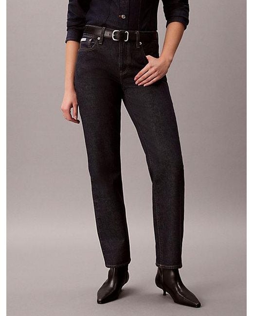 Calvin Klein Multicolor Jeans Low Rise Straight Jeans