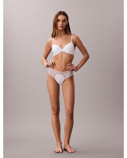 Calvin Klein Brown Lightly Lined Full Coverage Bra