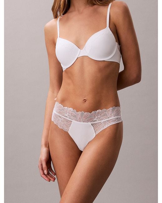 Calvin Klein Brown Lightly Lined Full Coverage Bra