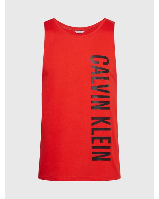 Calvin Klein Red Beach Tank Top - Intense Power for men