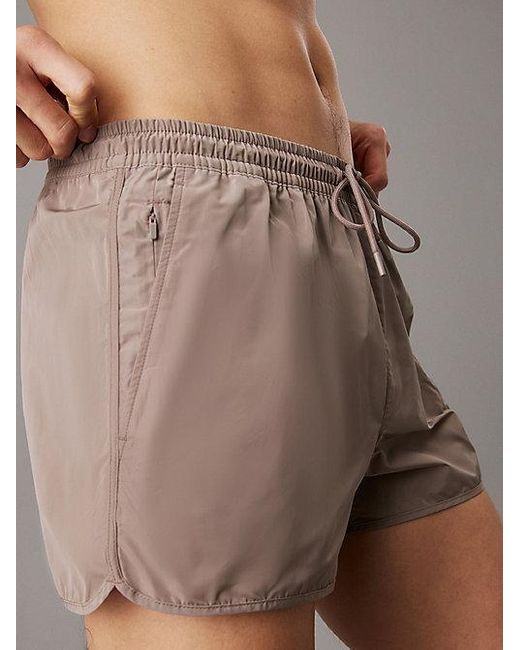 Calvin Klein Korte Runner Zwemshort in het Multicolor voor heren