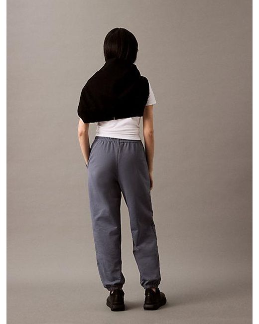 Calvin Klein Joggingbroek Met Monogram Logo in het Gray
