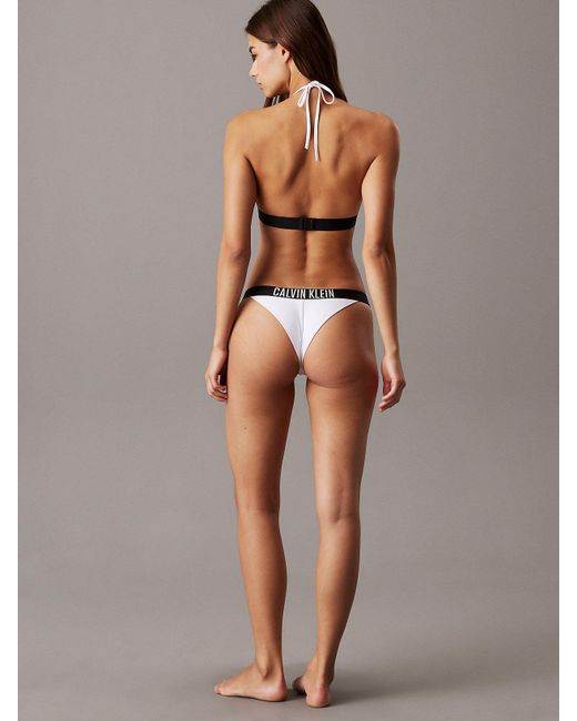 Bas De Bikini Brésilien Calvin Klein en coloris Brown