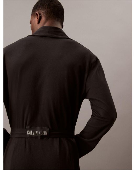 Calvin Klein Brown Intense Power Lounge Robe for men