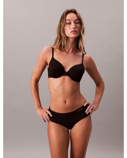 Calvin Klein Black Lightly Lined Full Coverage Bra