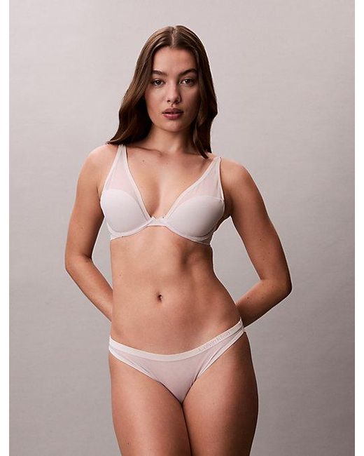 Calvin Klein Multicolor Bikini Briefs Minimalist Mesh