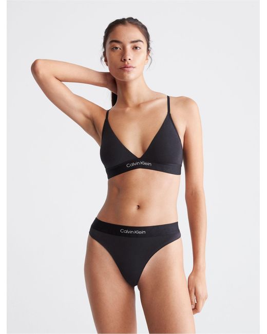 Calvin Klein Form to Body Lightly Lined Triangle Bralette