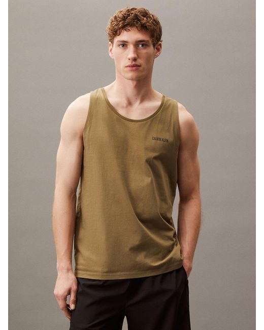 Calvin Klein Green Beach Tank Top for men