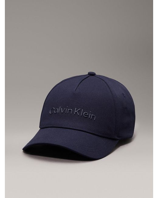Calvin Klein Blue Twill Cap for men