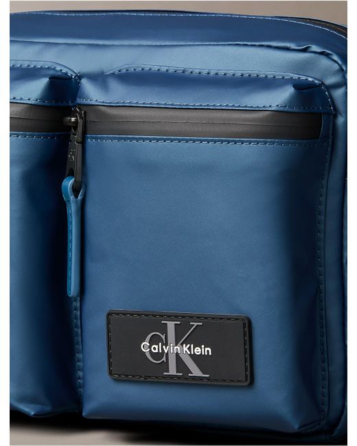 Calvin Klein Blue Utility Camera Bag for men