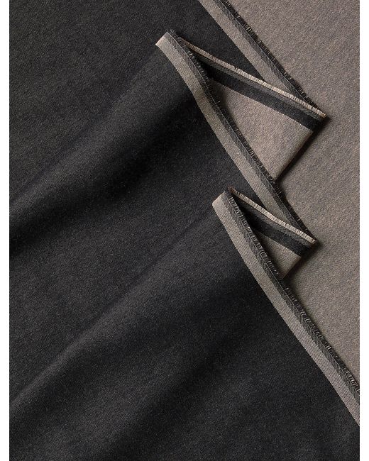 Calvin Klein Black Logo Jacquard Stole