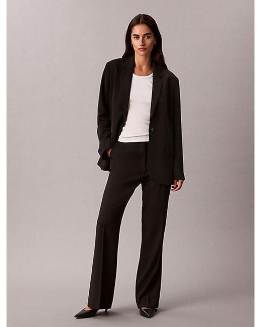 Calvin Klein Black Jeans Soft Twill Classic Blazer