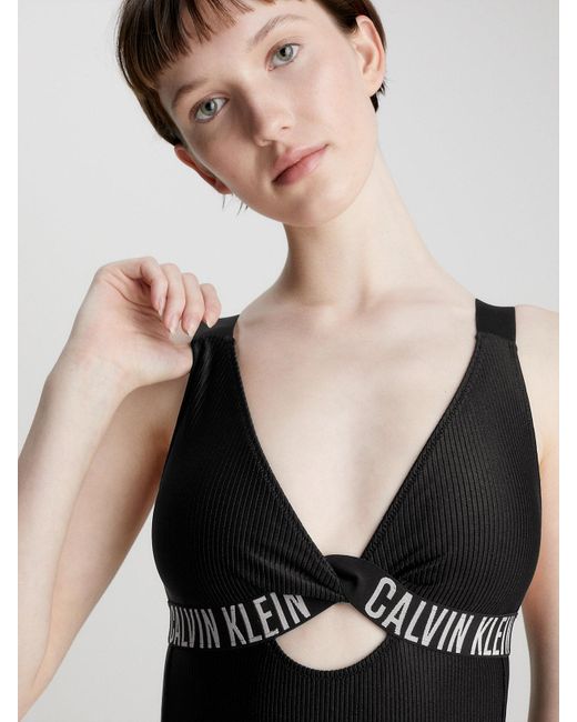 Maillot de bain pigeonnant - Intense Power Calvin Klein en coloris Noir |  Lyst