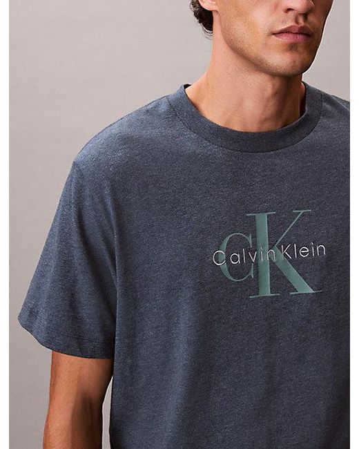 Calvin Klein Blue T-Shirt Dark for men
