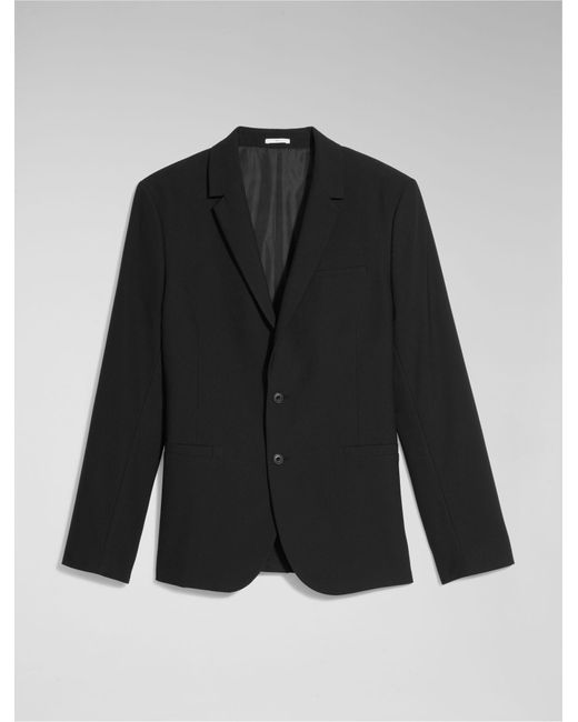 Black calvin hot sale klein blazer