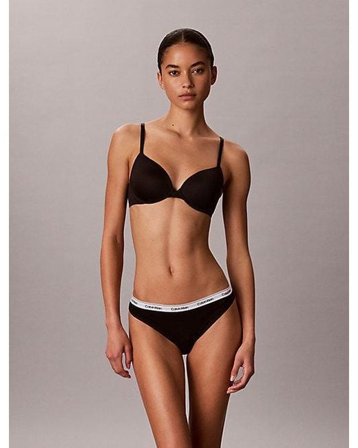 Calvin Klein Gray 3 Pack Bikini Briefs Icon Logo