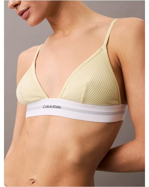 Calvin Klein Brown Unlined Triangle Bralette