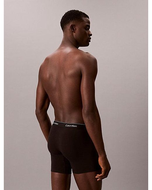 Calvin Klein Black 5 Pack Boxer Briefs for men