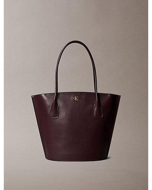 Calvin Klein Tote Bag Met Monogramlogo-Hardware in het Multicolor
