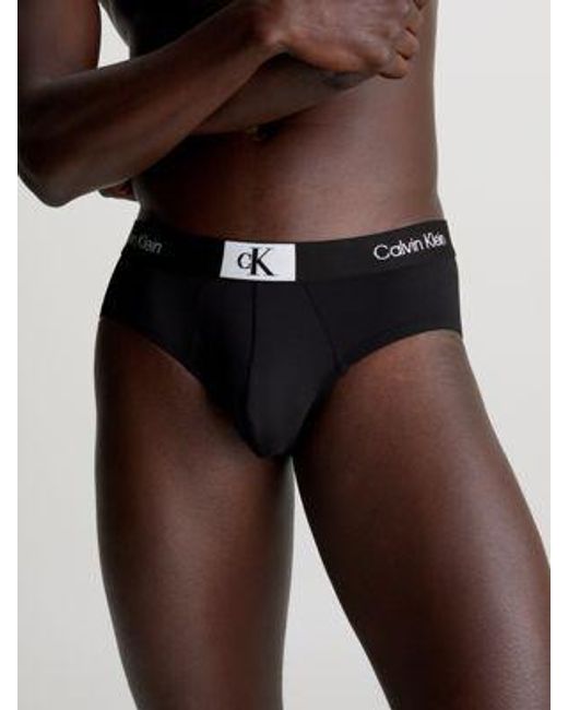 Calvin Klein 3-pack Slips - Ck96 in het Black voor heren