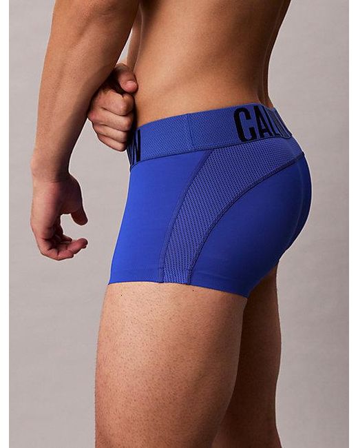 Calvin Klein Blue Sport Low Rise Trunks for men