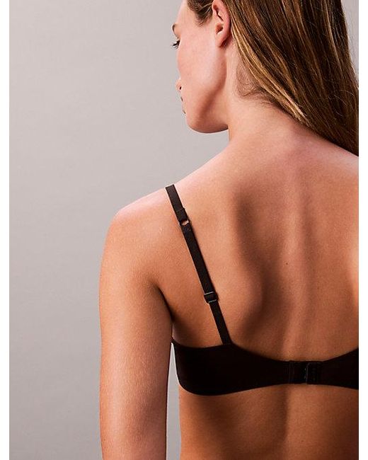Calvin Klein Licht Gevoerde Volledige Bh in het Black