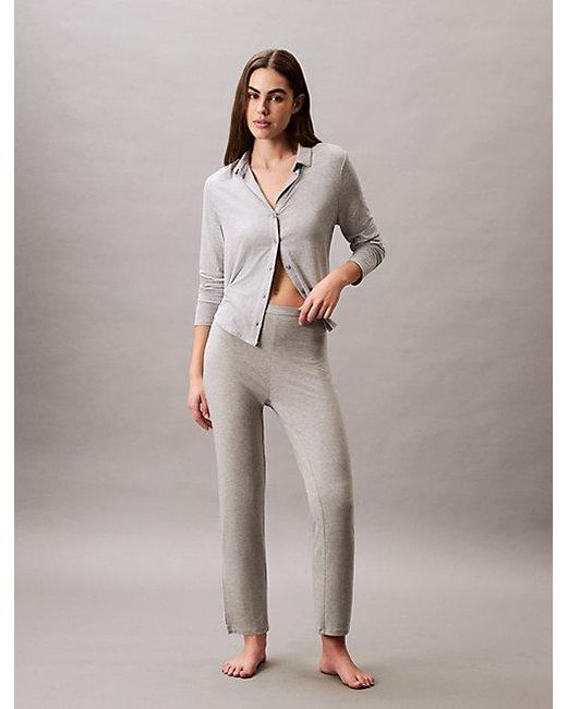 Calvin Klein Pyjamabroek in het Gray