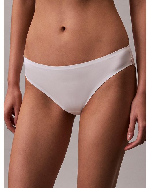 Calvin Klein White Bikini Briefs
