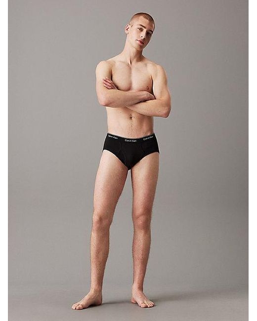 Calvin Klein 3Er-Pack Slip – Cotton Classics in Black für Herren