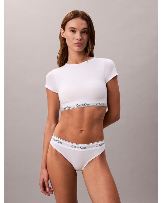 Calvin Klein White Brazilian Briefs