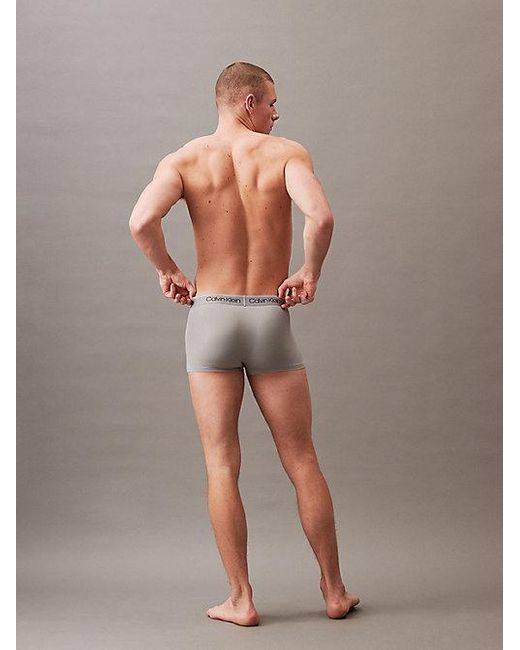 Calvin Klein Hüft-Shorts - Micro Stretch Cooling in Gray für Herren
