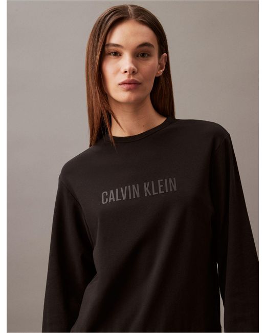 Calvin Klein Black Intense Power Lounge Sweatshirt