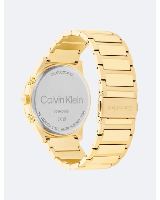 Calvin Klein Metallic Impressive Minimal Bracelet Watch for men