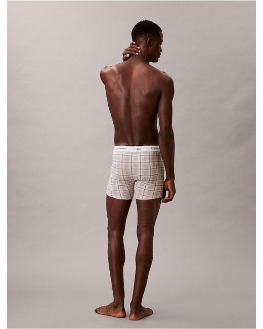 Calvin Klein Brown Icon Cotton Stretch Holiday Boxer Brief for men